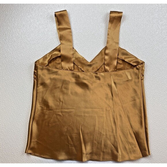 Women’s Gold Top Size Small AMANDA SMITH Top Shirt. In Very Good Condition - Picture 2 of 9